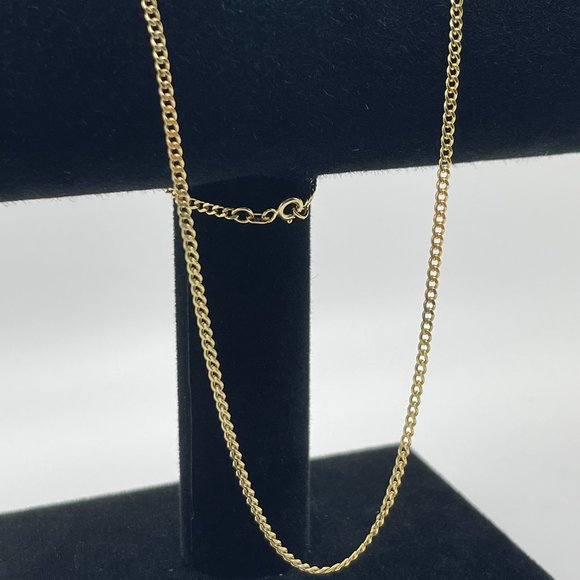22 inch,14K Gold Curb Cuban Chain Necklace - Picture 3 of 17